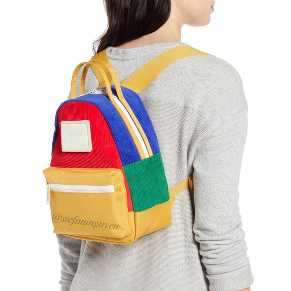 herschel colorblock backpack